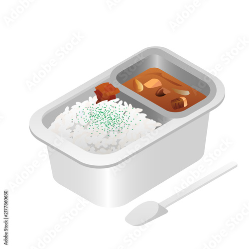 カレー弁当