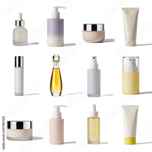 Premium Colorful Skincare Cream Jar Collection
