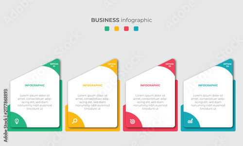 Steps Timeline Infographics Images Template Design  Business Concept With 4 Steps Or Options  Can Be Used For Workflow Layout  Diagram  Vector design