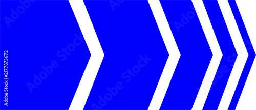 фотографія An abstract graphic illustration with blue and white chevron shapes pointing to