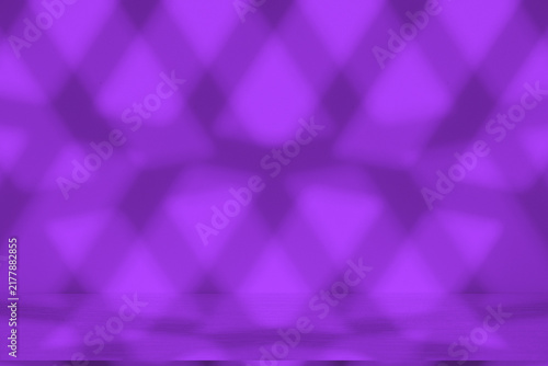 Wall interior background, studio and backdrops show products.with shadow from window color white and blue background for text insertion and presentation product	
