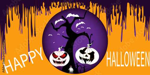 Happy Halloween dice background vector; suitable for backgrounds, banners, and posters.