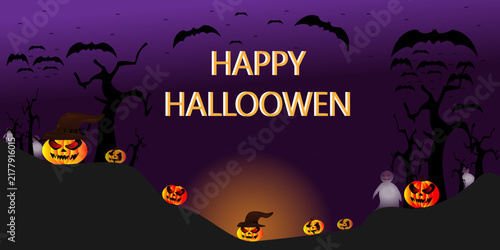 Happy Halloween dice background vector; suitable for backgrounds, banners, and posters.