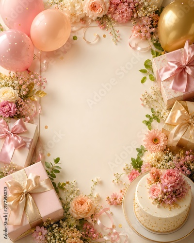 greeting card with gift box
