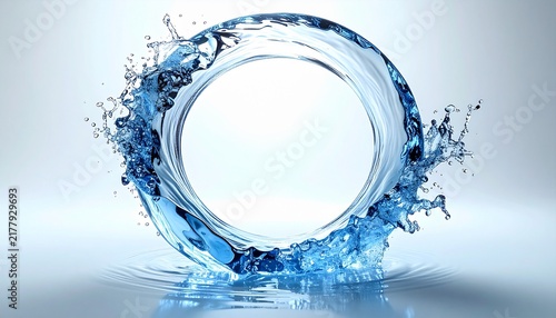Obraz na płótnie Water background assets