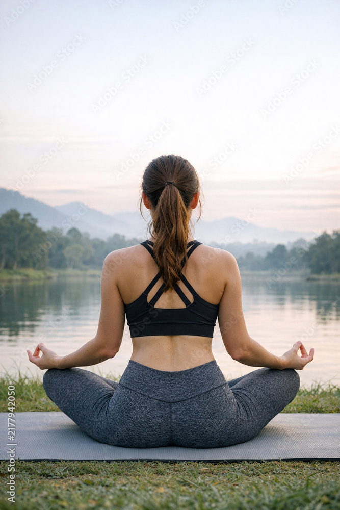 Fototapeta premium Female Yoga Practitioner