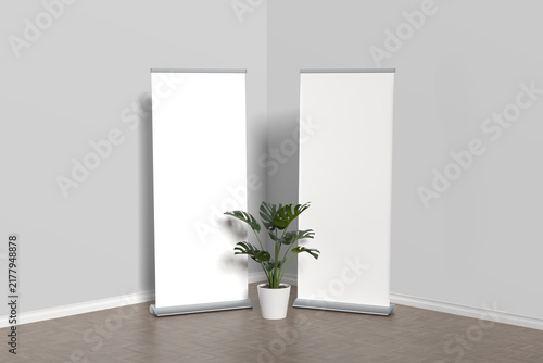 Rollup Banner Blank Mockup