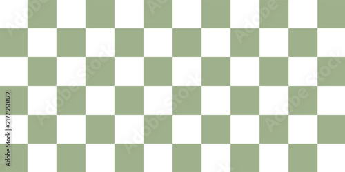 Dense Minimal Checkerboard Pattern 10x10 Sage Green and Beige Seamless Geometric Background