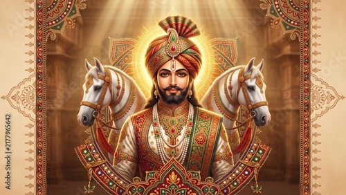Ramdev Jayanti Traditional Rajasthan Devotional Artwork
