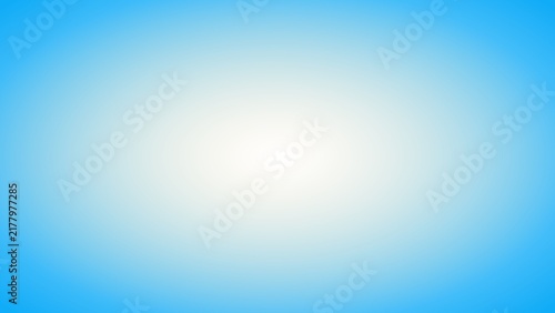Horizontal Radial Gradient Background Transitioning from Soft Pale Cyan Center through Vibrant Sky Blue to Deep Oceanic Blue Base with Vignette