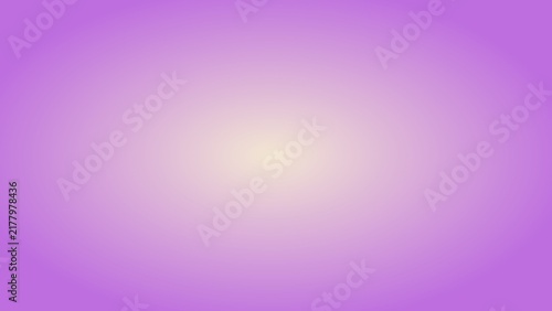 Horizontal Radial Gradient Background Transitioning from Soft Pure White Center through Vibrant Lilac Orchid to Deep Violet Purple Base with Vignette
