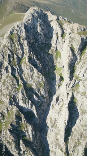 aerial view of the mountain landscape