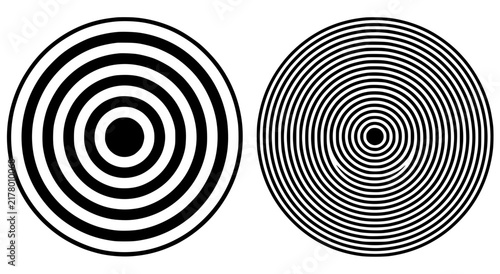 Two circular patterns with rings 202609021052 set with simple line art design featuring line art, illustrations, graphic resources with vector and design elements