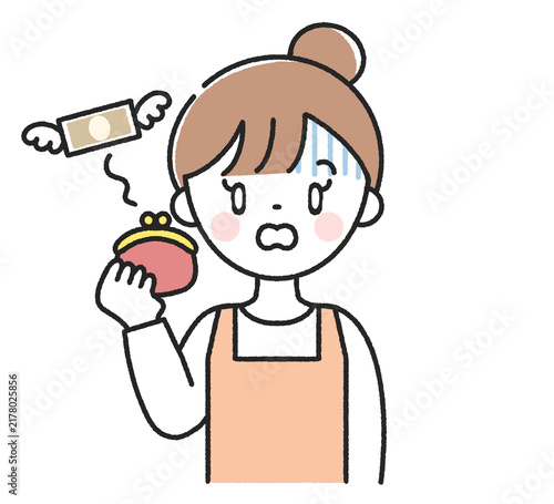 金欠で焦る主婦