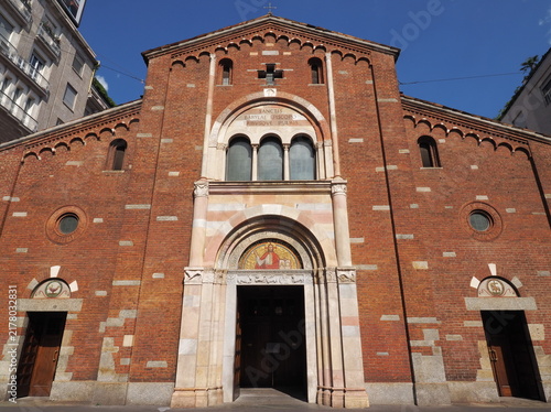 Fotografía San Bernardo church facade, Vercelli Piedmont.