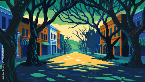 night city street