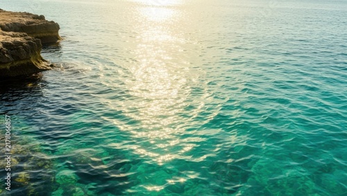 Teal luminous glow background wallpaper