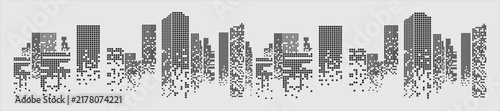 building dot vector design