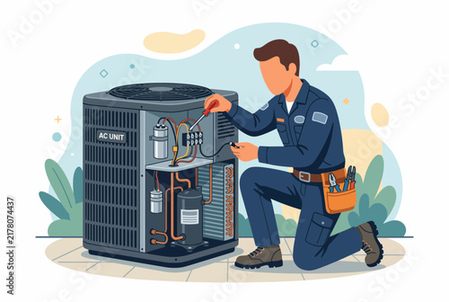 Home HVAC System Inspection and Air Conditioning Repair Service