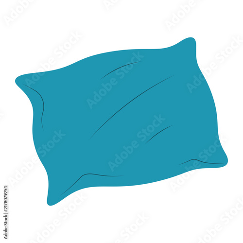 Pillow Element Illustration with Cartoon Design.