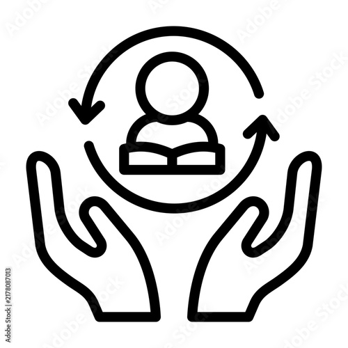student retention icon line