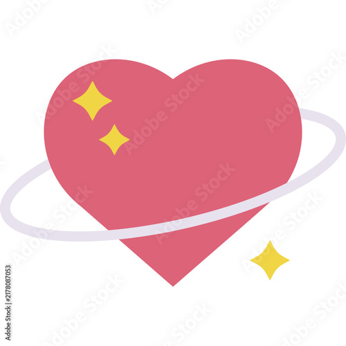 Foto Love Heart Relationship Caring Affection and Emotion Vector Icons