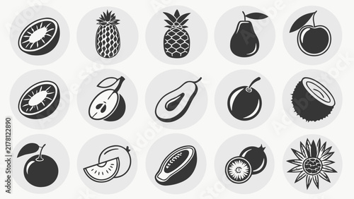 Organic Tropical Fruit Collection for Healthy Eating and Fresh Snacks