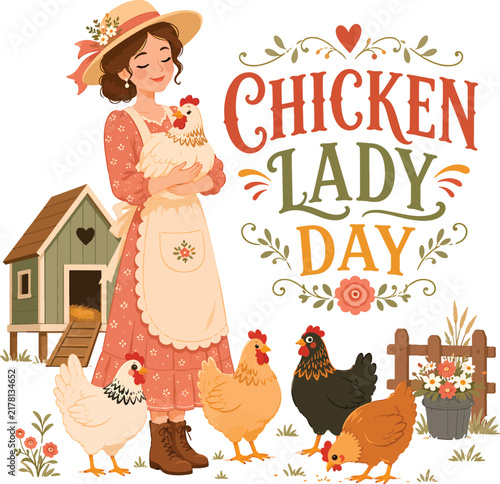 Elegant Chicken Lady