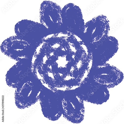 lace doily pattern, flower blue illustration vector 
