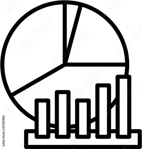 analytics growth icon collections