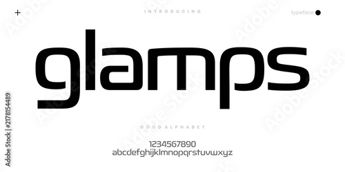Futuristic Tech Font for Digital Logo Branding and Modern Gaming Typography