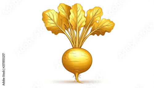 Golden yellow chrysanthemum flower in vase.