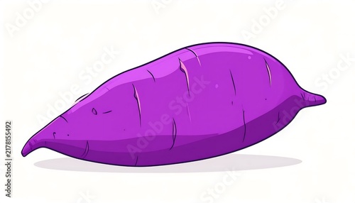 Vibrant purple glossy silicone smartphone case.
