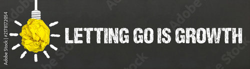 Foto Letting go is growth