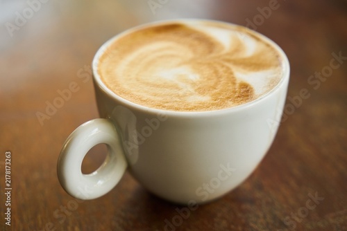 Obraz na plátne dessert, cappuccino, breakfast, coffee, cup, drink, tea, cafe, white, food, beve