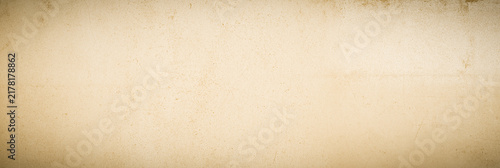 Banner background texture paper vintage parchment antique wide beige vignette aged old sepia wall plaster blank empty space panoramic header rustic grunge surface yellowed tan brown design