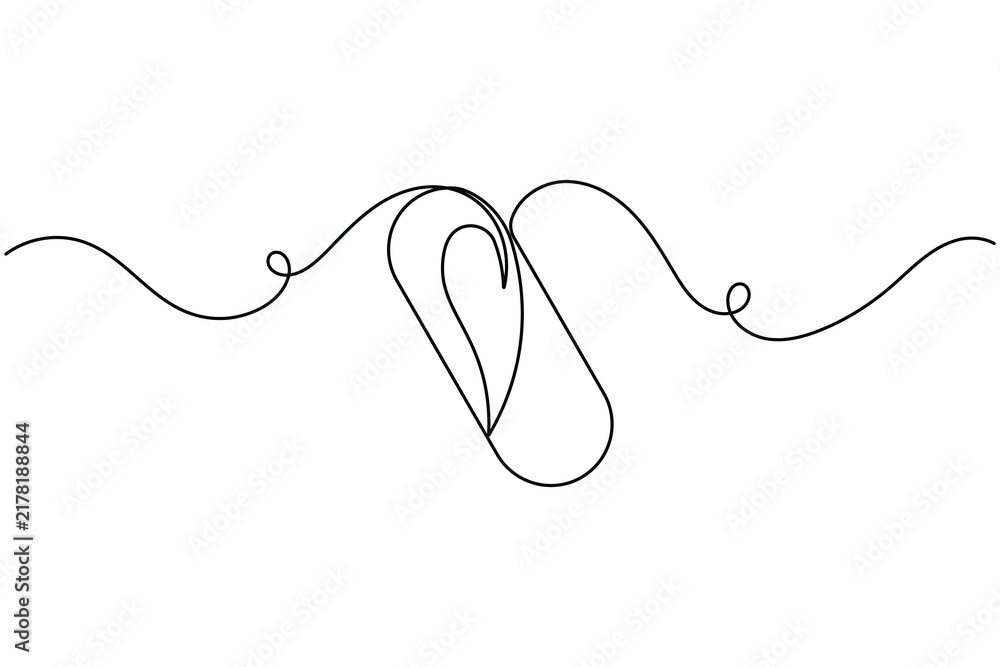 Obraz premium Medical nutrition herbal capsule pill sign continuous one line drawing on white background minimalist healthy lifestyle based made from natural ingredients symbol editable outline vector illustration