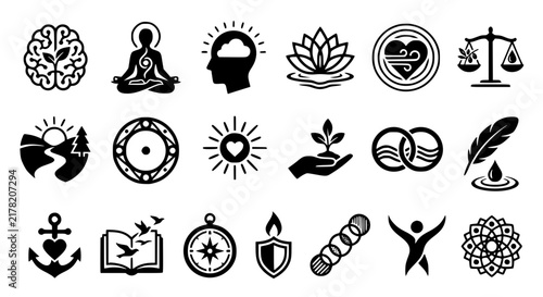 icon, vector, symbol, tree, earth