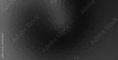 Foto Abstract dark gray background, with a swirling, crystalline mosaic pattern, and
