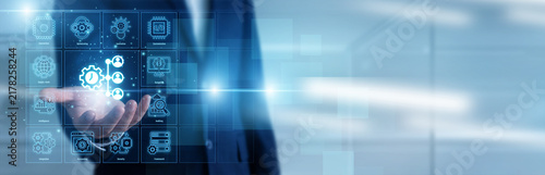 Managers utilize ERP systems. Software solutions integrate core business processes, enhancing real-time data visibility, streamlining operations, and boosting overall productivity for companies.