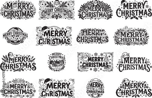 Merry Christmas Santa SVG