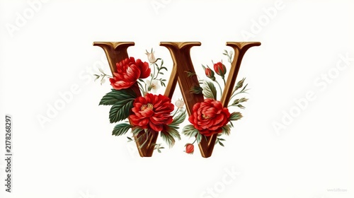 Letter W prompt (white background).