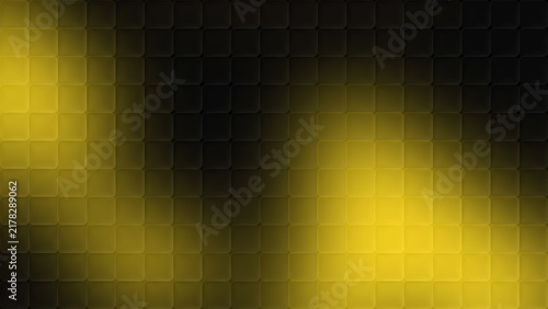Obraz na płótnie Glassmorphism cubic glass gradient yellow background