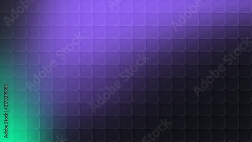 Obraz na płótnie purple and green cubic glass gradient background 