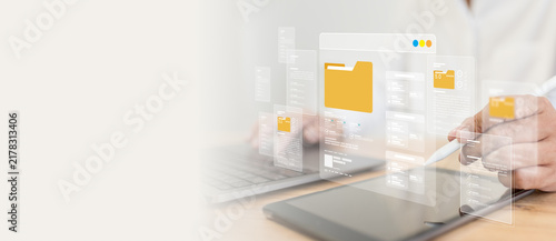 Konstfotografi Secure cloud backup system facilitates automated document archive management sto