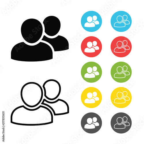 Vector illustration of social network icons