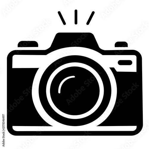Tapety artystyczne vector camera icon