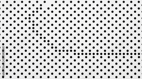 Abstract Dotted Pattern Background with Black Dots on White