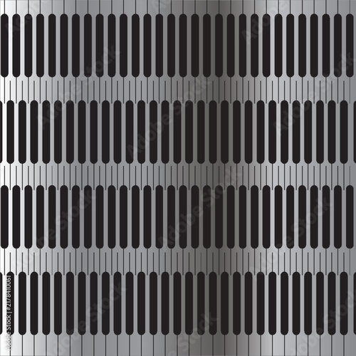 Abstract black vertical line halftone pattern background banner