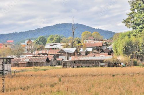 The Apatani people village ethnic group who live in the Ziro valley of Arunachal Pradesh's Lower Subansiri region in India